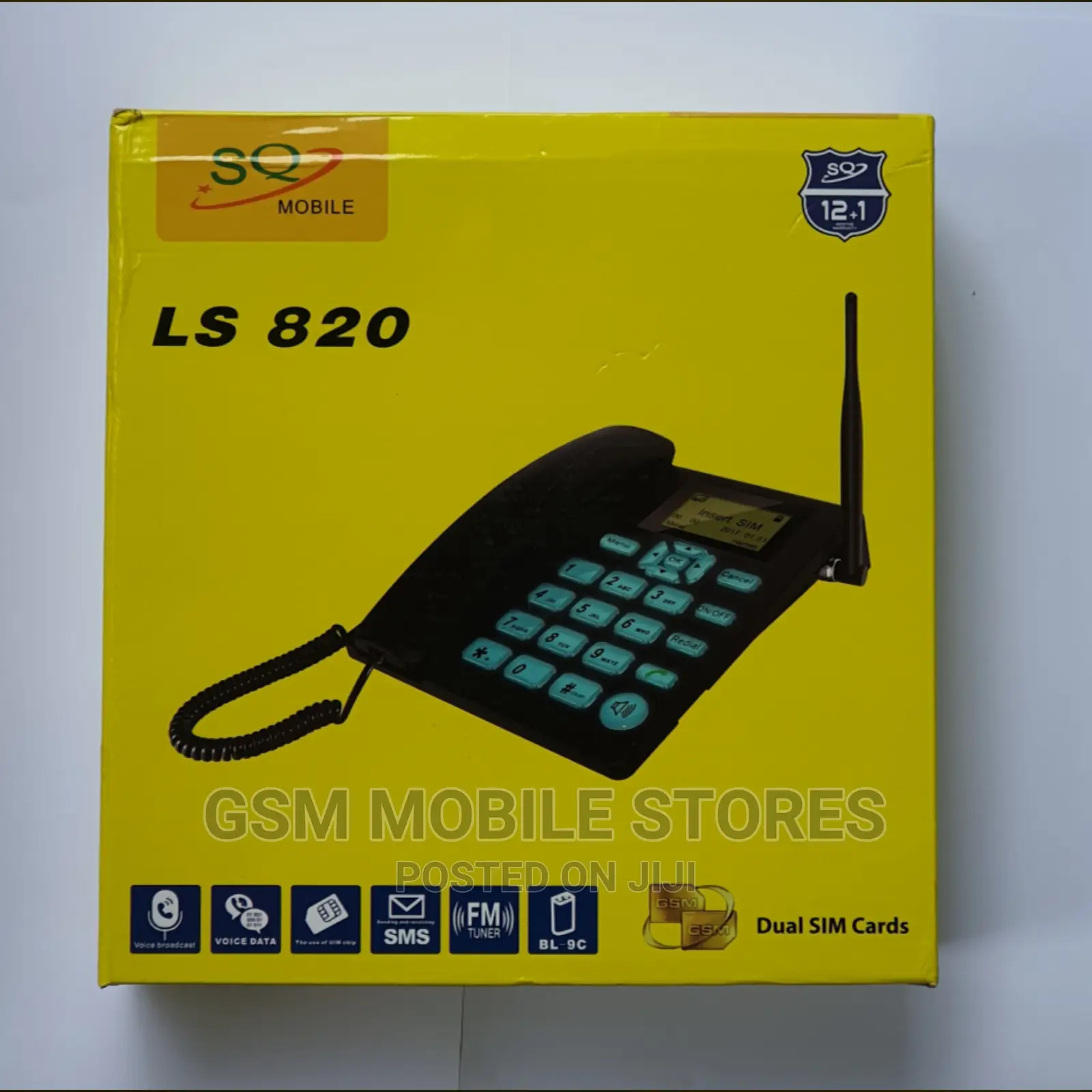 SQ LS 820 Mobile GSM Wireless Phone Landline