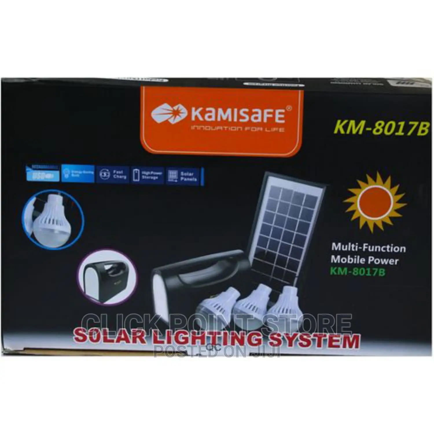 Kemisafe Solar Lighting System /Solar Kit / Solar System