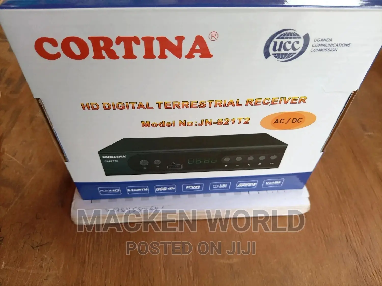 Cortina Ac/Dc Free to Air Decoder