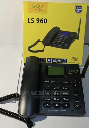 SQ LS 960 Wireless FM Radio Dual Sim Landline Phone