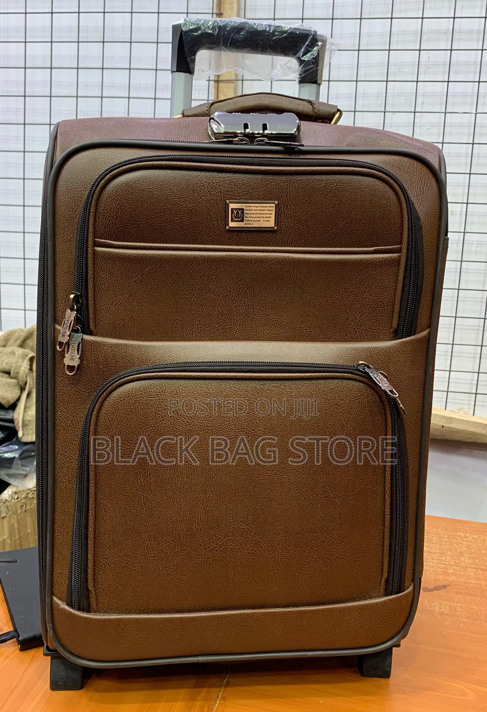 Leather Travel Bag- Small Size