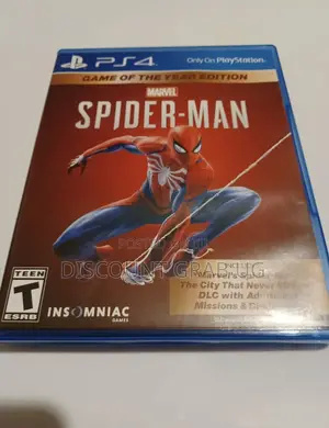 Spider Man Ps4 Game Disc