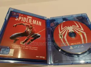 Spider Man Ps4 Game Disc