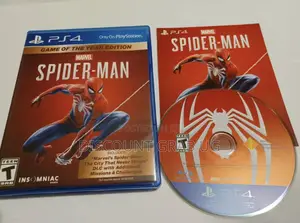 Spider Man Ps4 Game Disc