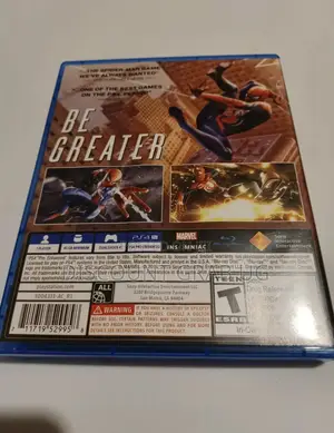 Spider Man Ps4 Game Disc