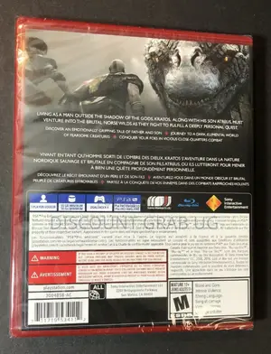 God of War Ps4 Game Disc