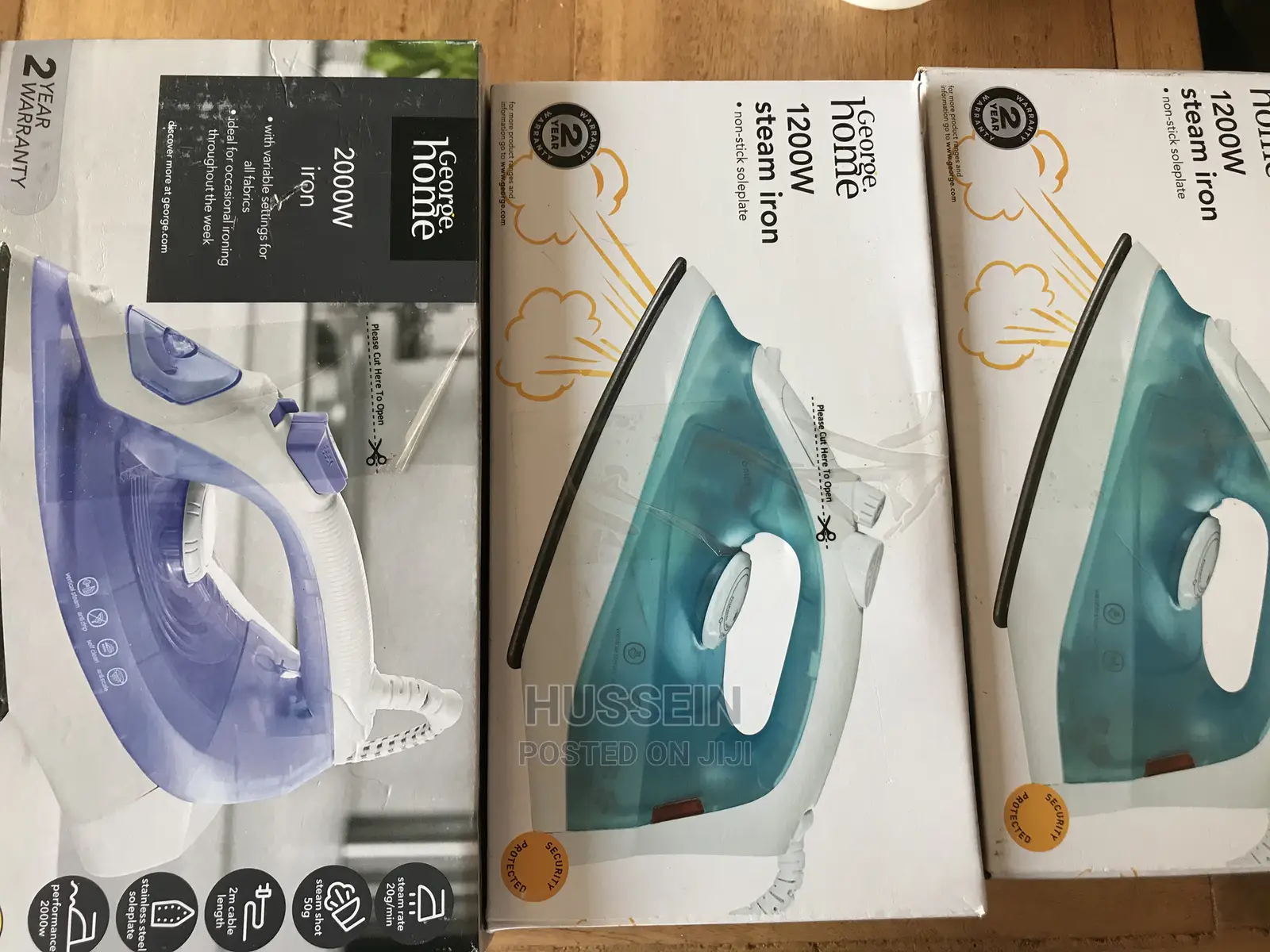 Flat Iron Steam 1200W Blue