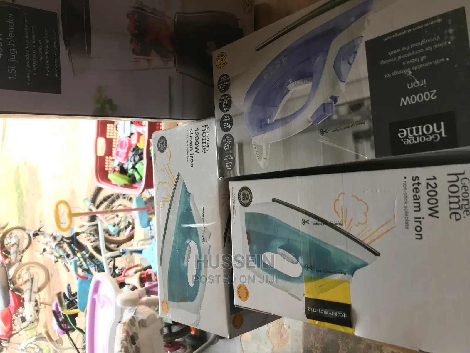 Flat Iron Steam 1200W Blue