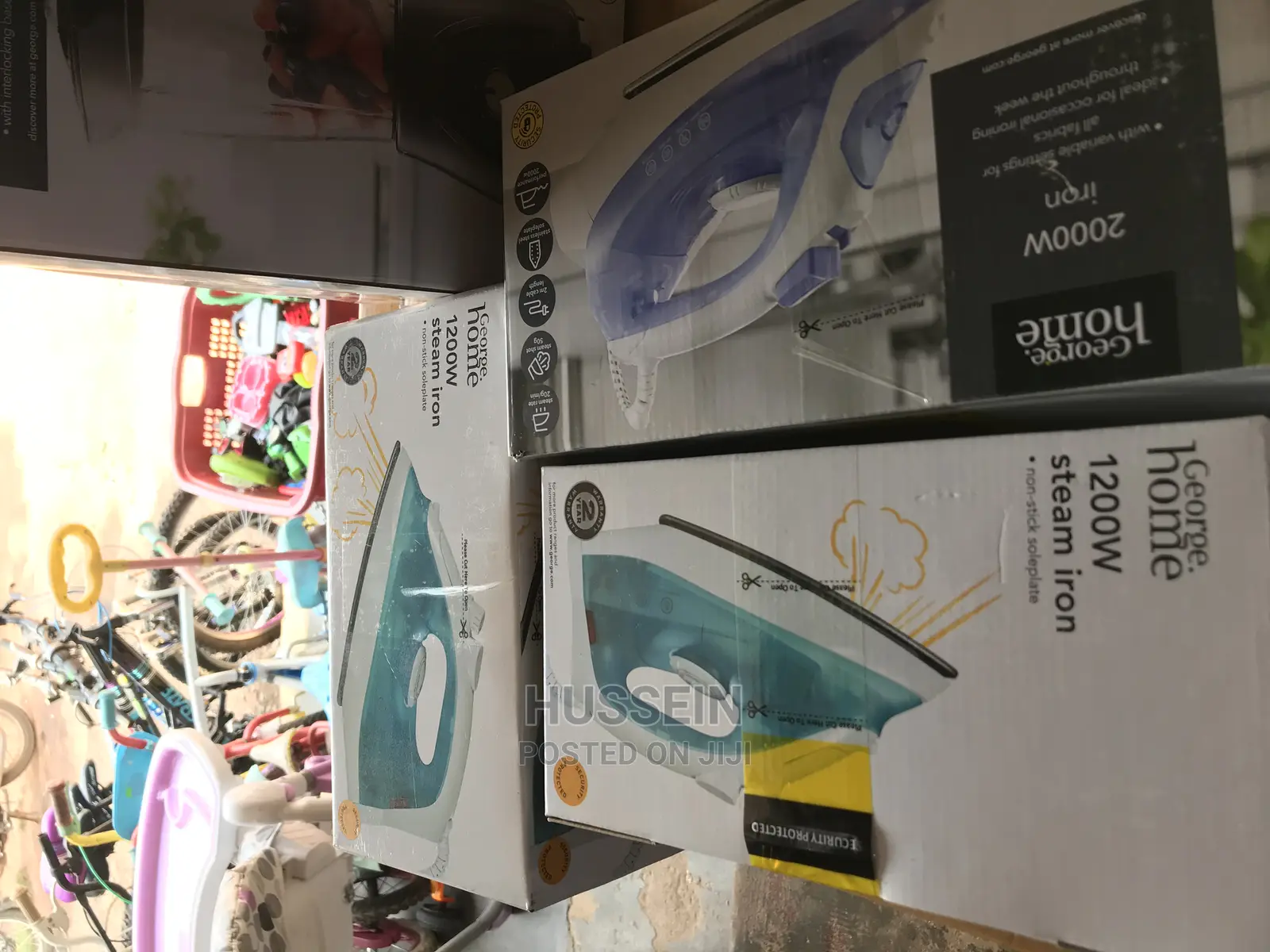Flat Iron Steam 1200W Blue