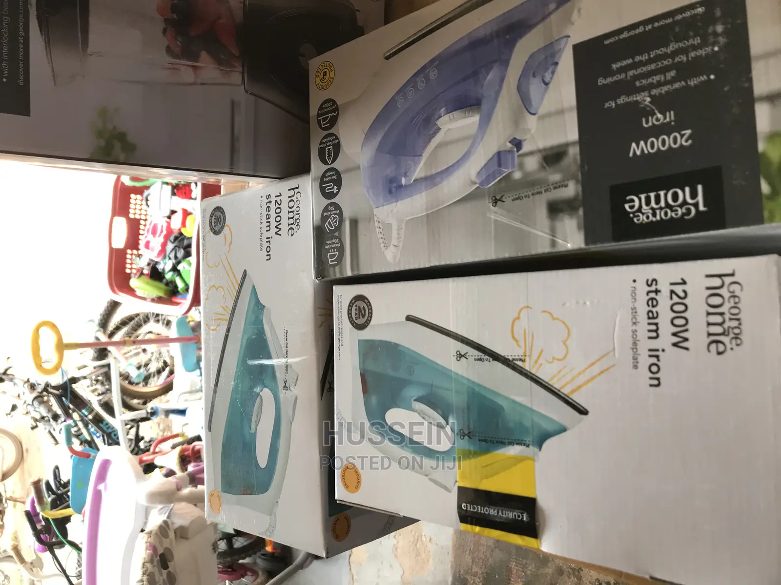Flat Iron Steam 1200W Blue