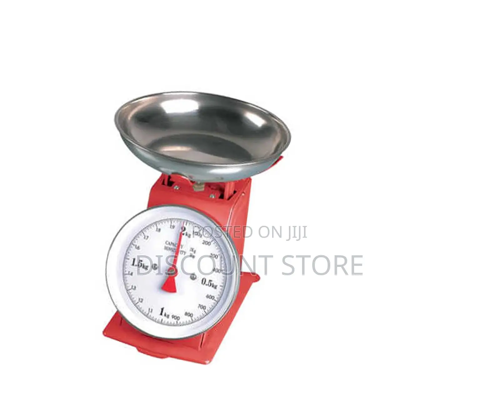 Red Table Scales Mechanical