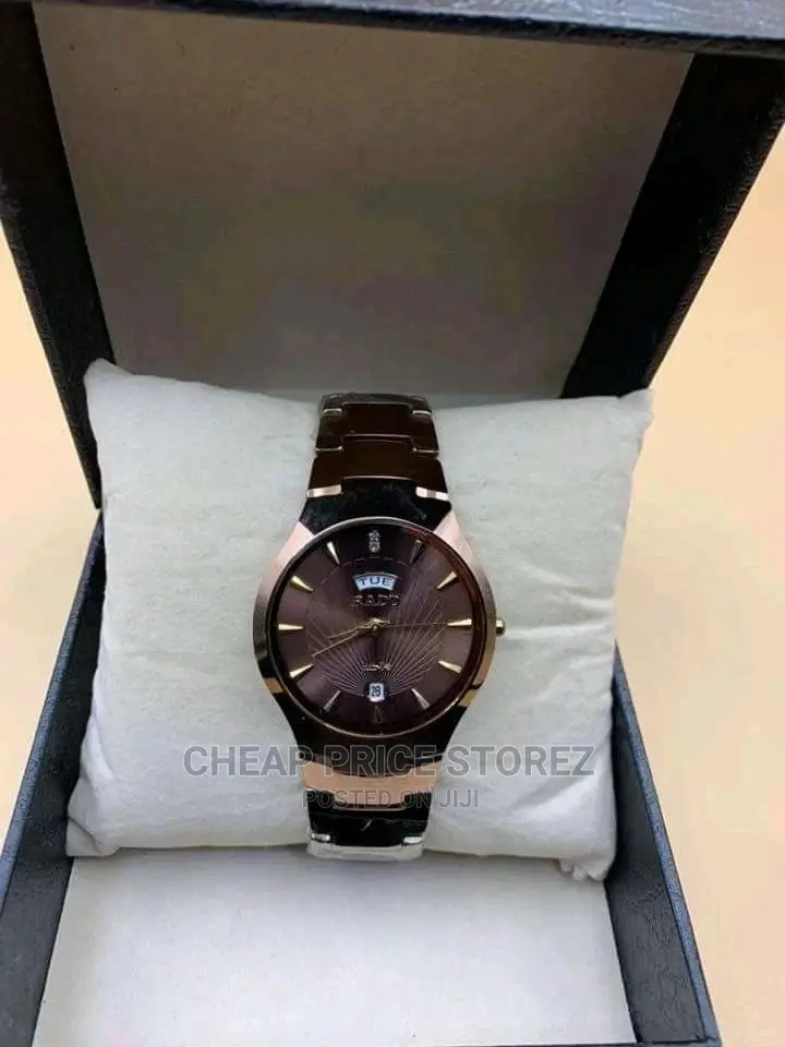 Rose Gold Rado Watch 