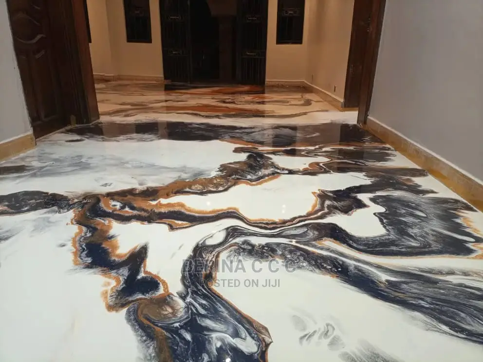 3d Abstract Epoxy Flooring