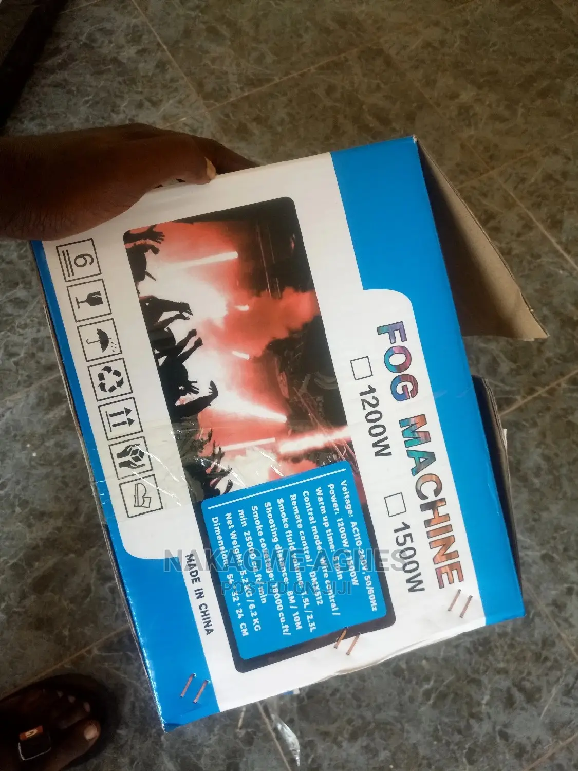 2in1 Remote Controlled Fog Machine (Lights and Smoke)
