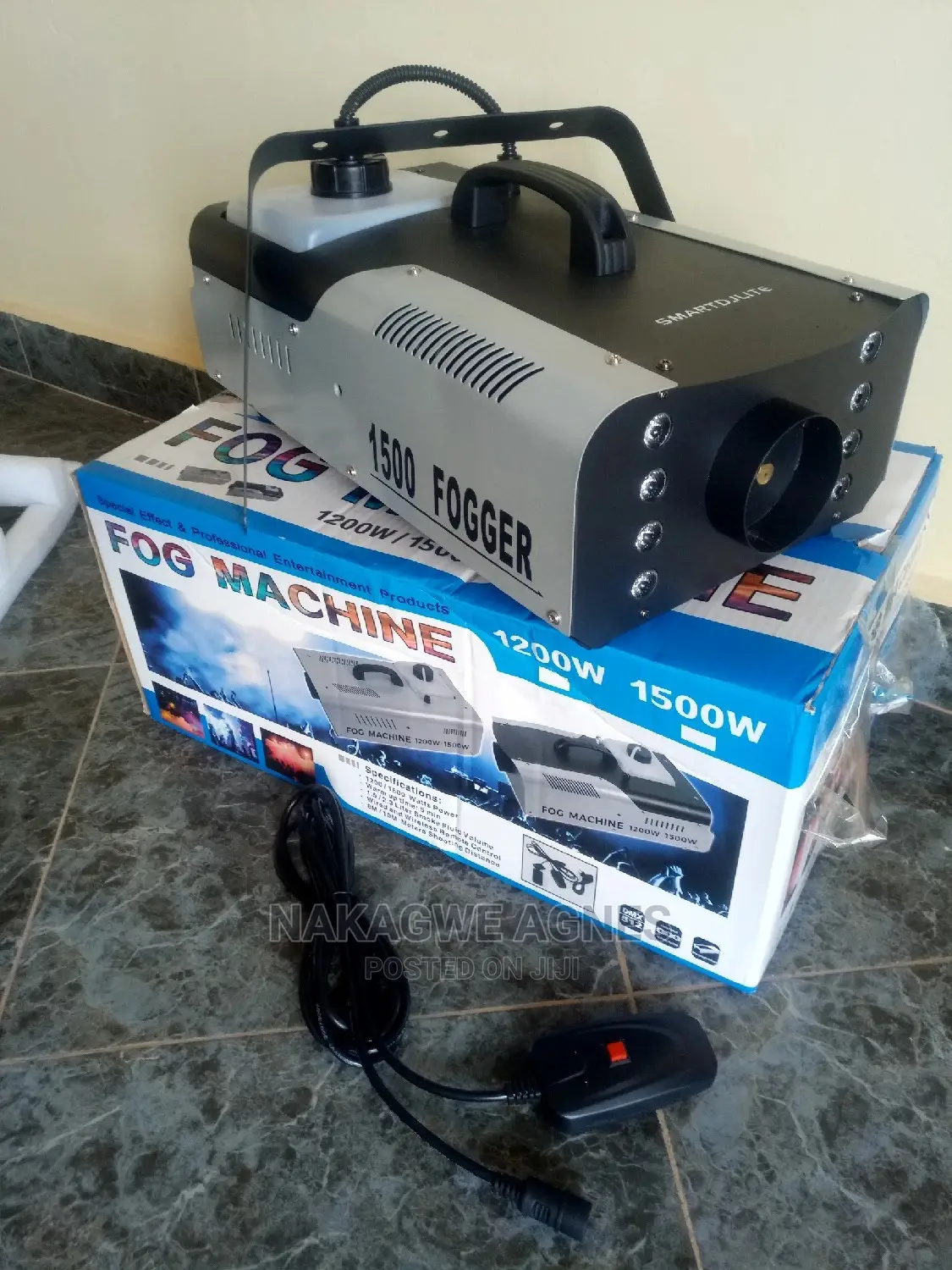 2in1 Remote Controlled Fog Machine (Lights and Smoke)