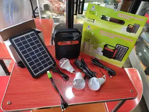 Min Solar Lighting System With Speaker