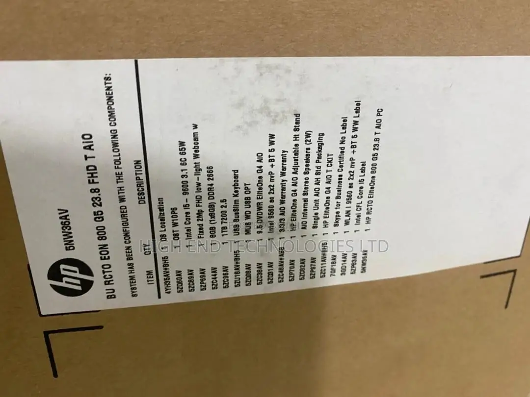New Desktop Computer HP EliteOne 800 G3 24GB Intel Core I7 HDD 1T