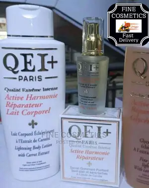 QEI+ Active Harmonie Reparateur Set of Lotion, Serum + Soap