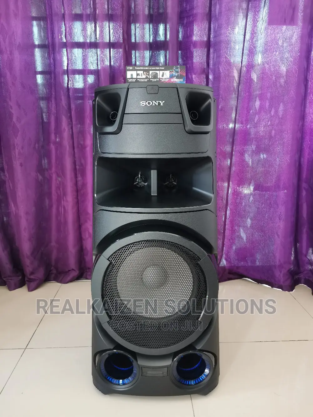 Sony Bluetooth DVD Gesture Control High Power Party Speaker