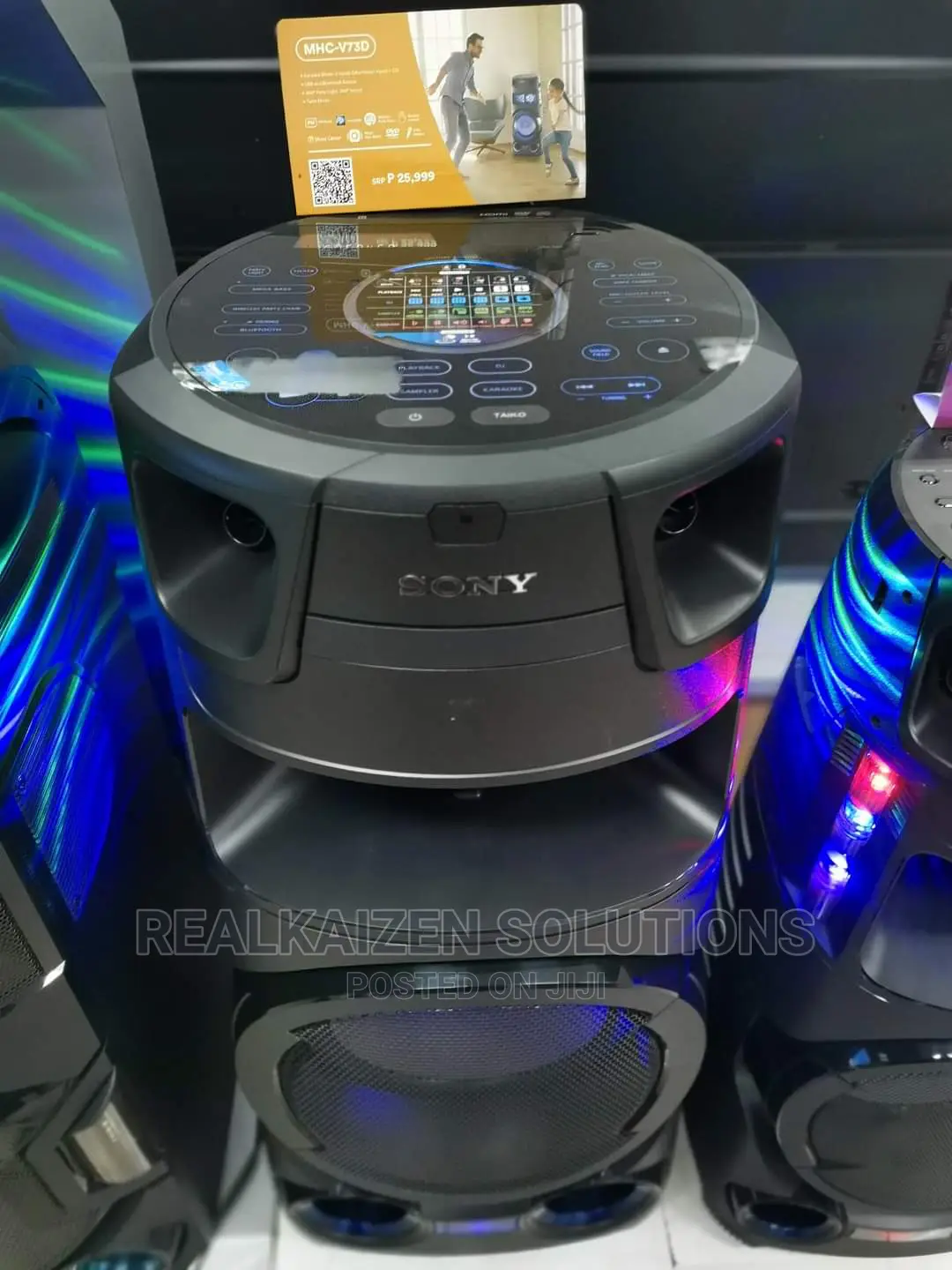 Sony Bluetooth DVD Gesture Control High Power Party Speaker