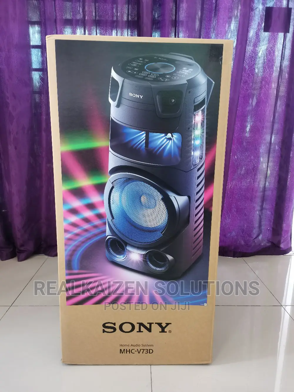 Sony Bluetooth DVD Gesture Control High Power Party Speaker