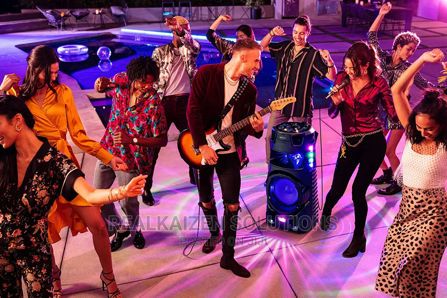 Sony Bluetooth DVD Gesture Control High Power Party Speaker