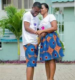 Ankara Shorts for Couple