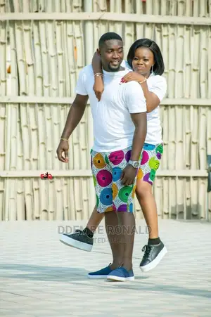 Ankara Shorts for Couple