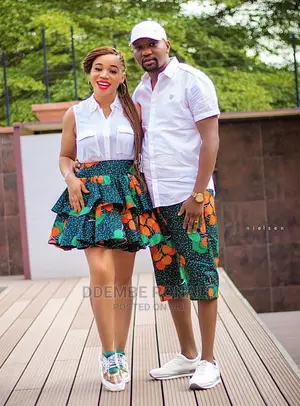 Ankara Shorts for Couple