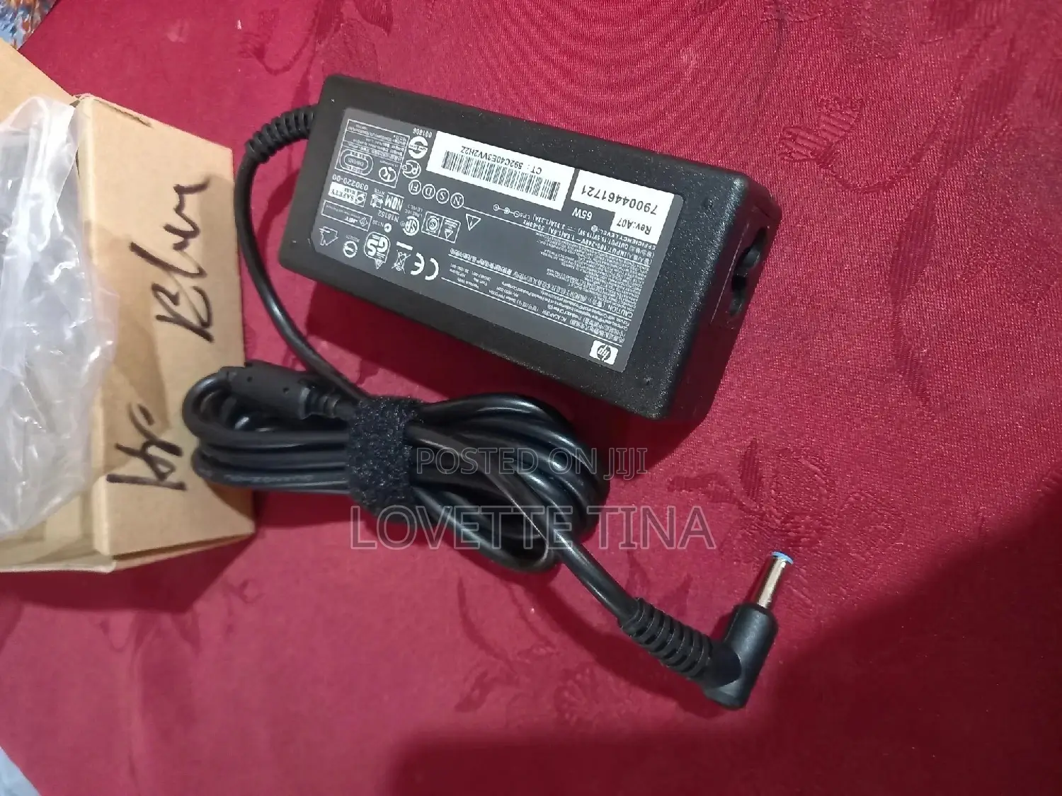 Hp Blue Pin Charger 19.5v 3.3A