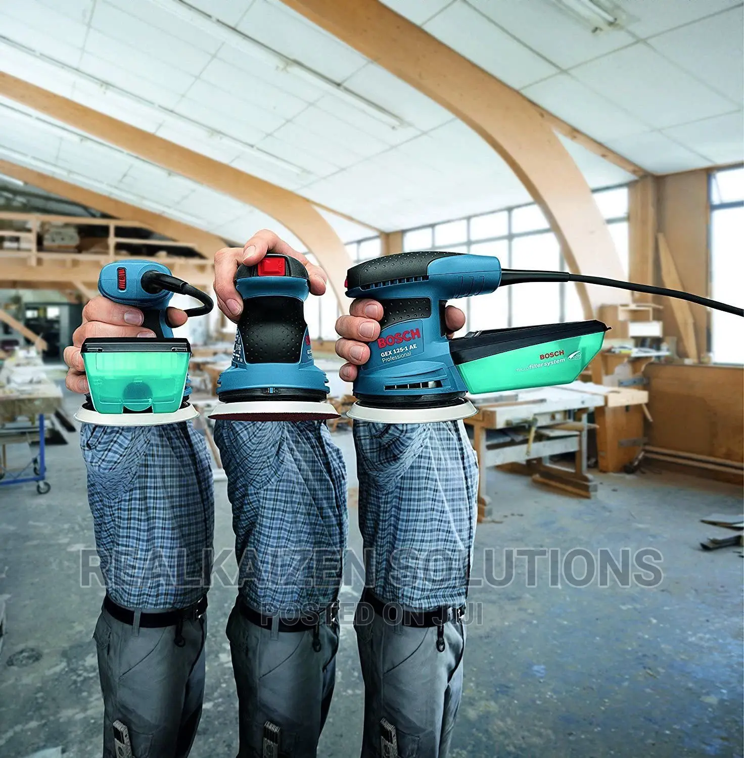 German BOSCH Random Orbital Heavy Duty Professional Sander