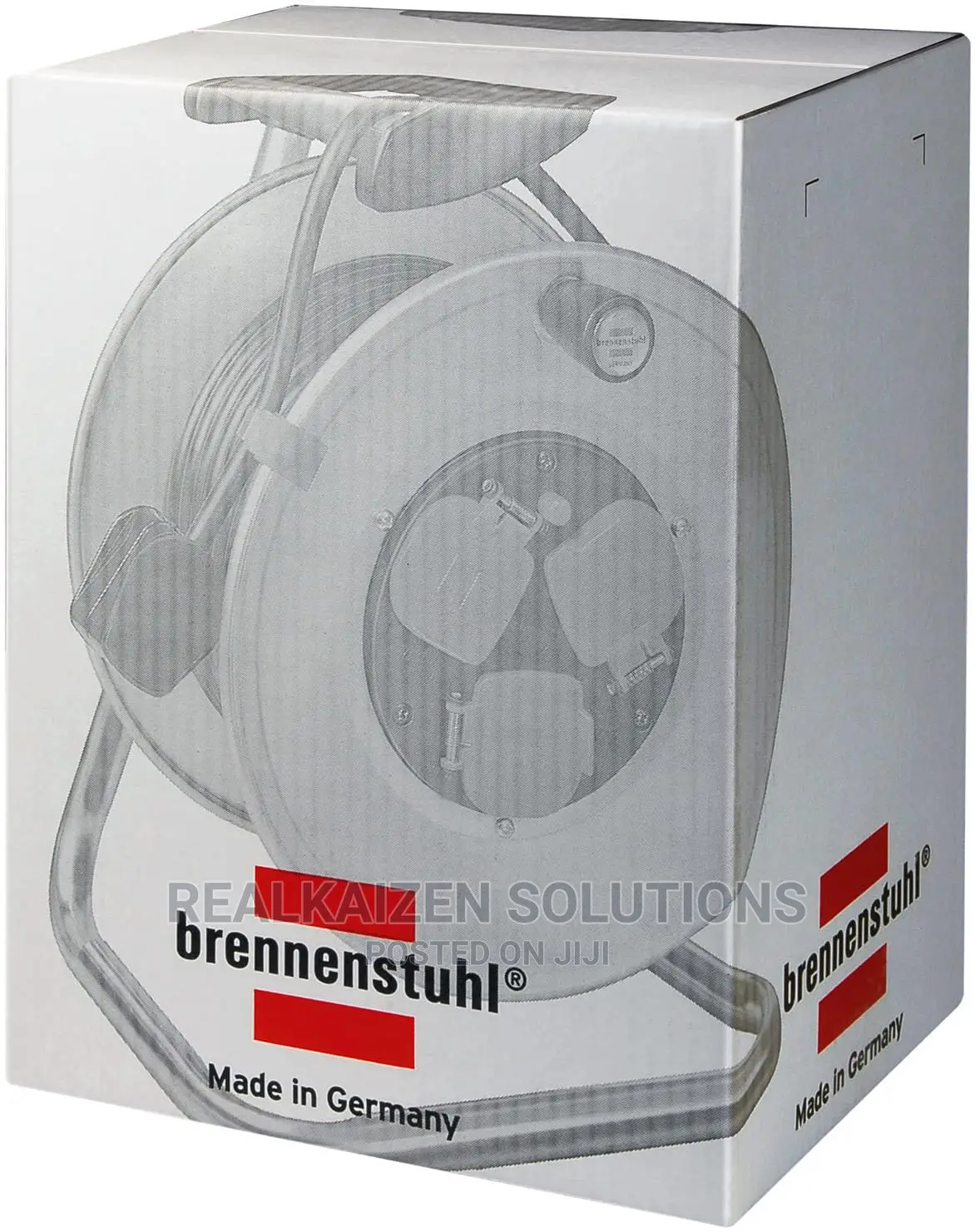 German Brennenstuhl 3-Way Heavy Duty Socket Cable Reel 50M