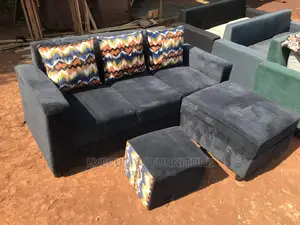 Mini Blue L Sofa