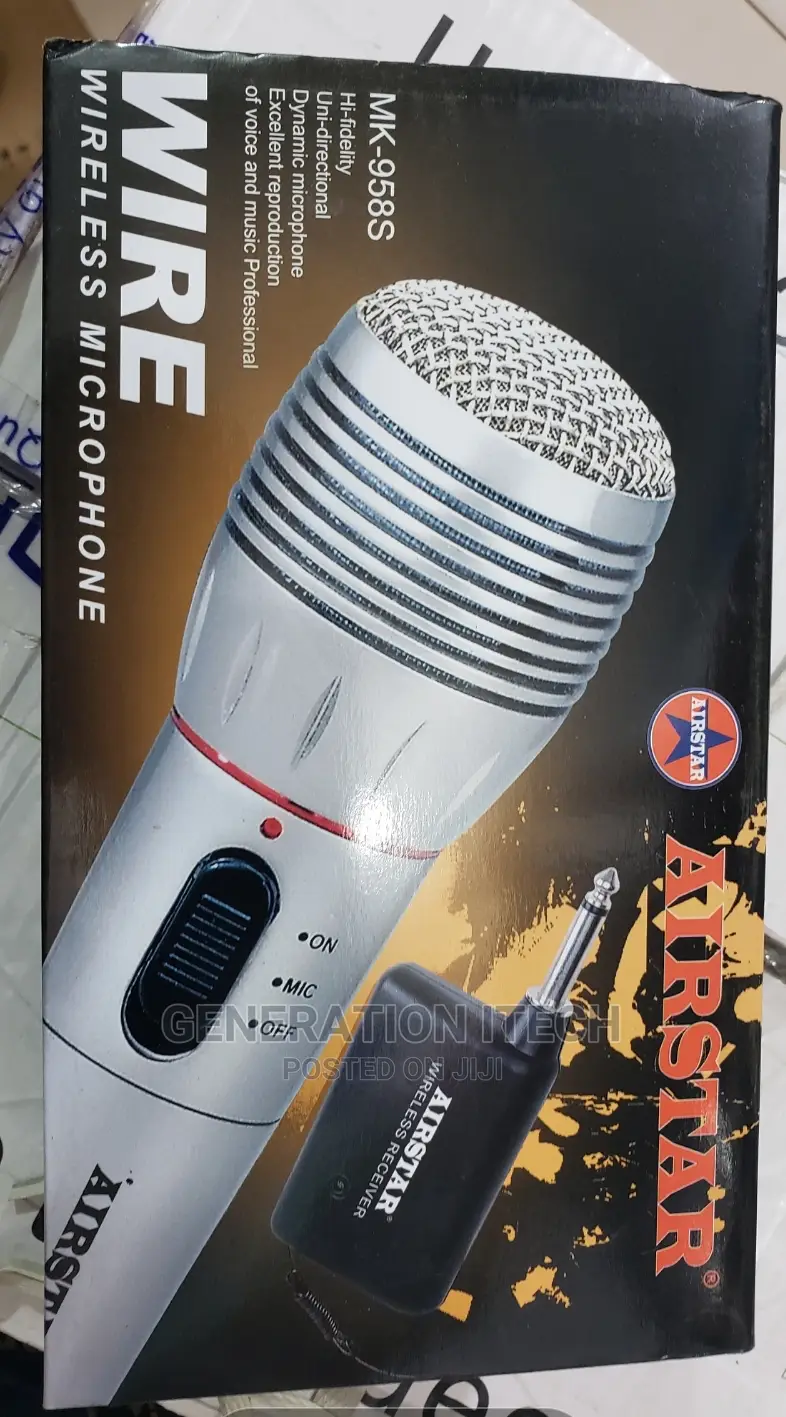 Wireless Microphone -Airstar -Single With Reciever
