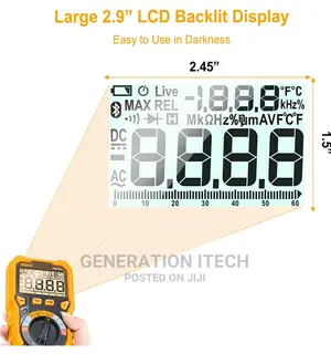 Ingco Digital Multimeter-Measures AC DC - Double Fused