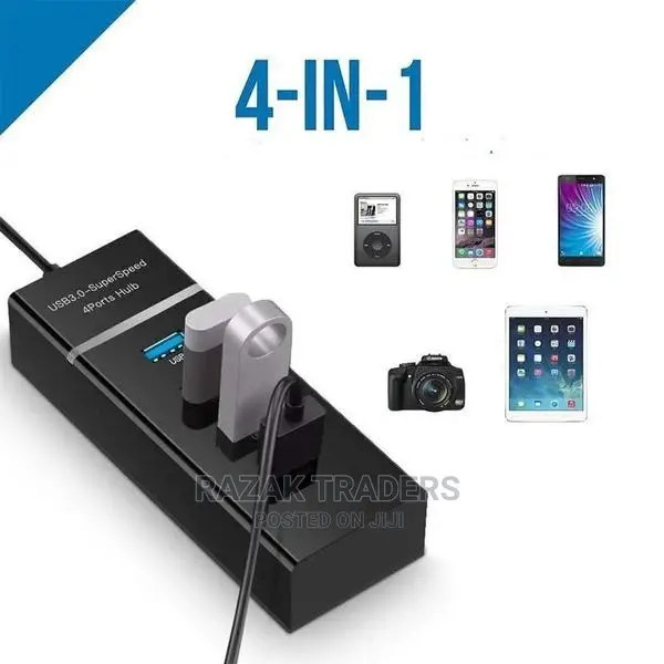 High Speed 4 Port USB 3.0 Multi Hub