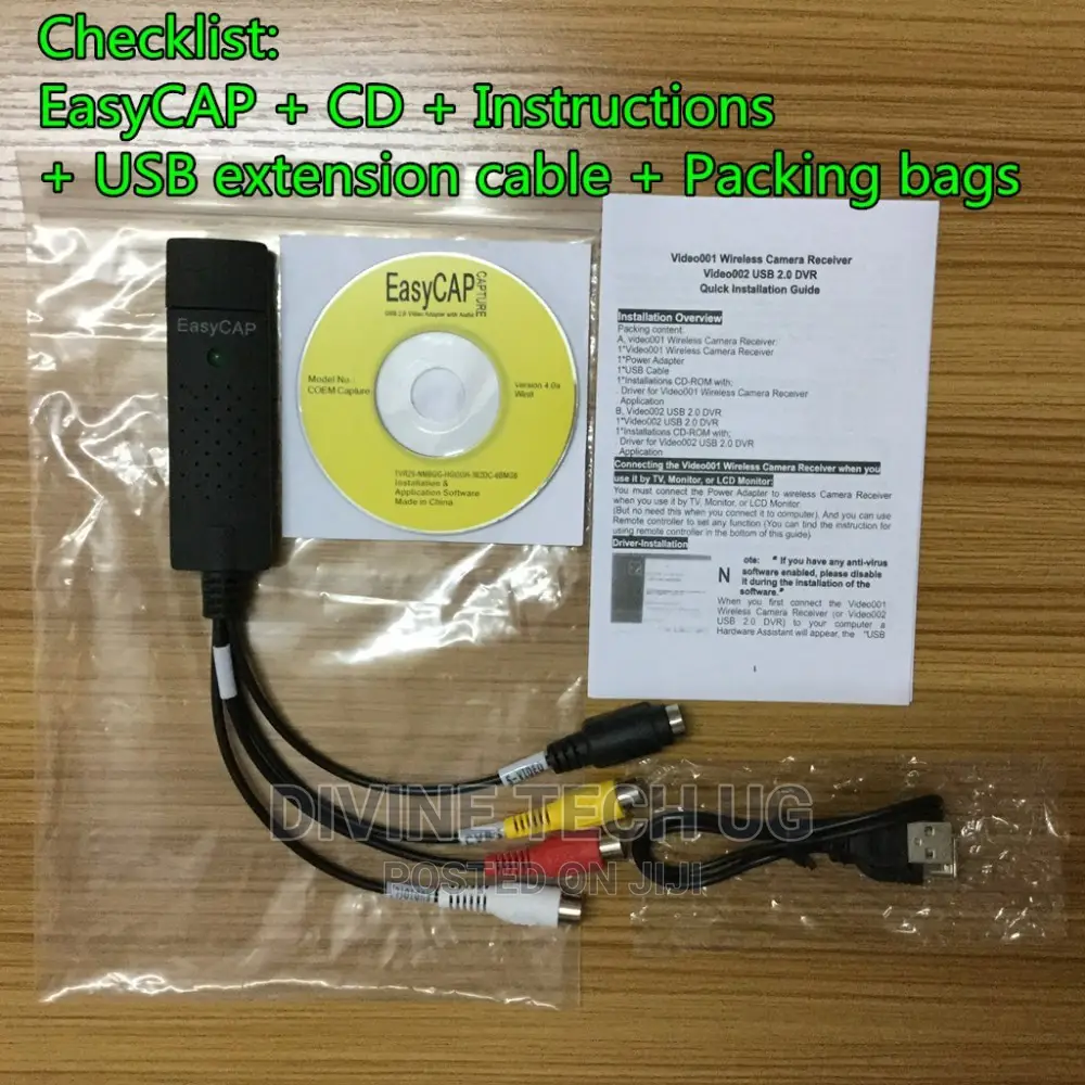 Easycap USB Video Capture Card