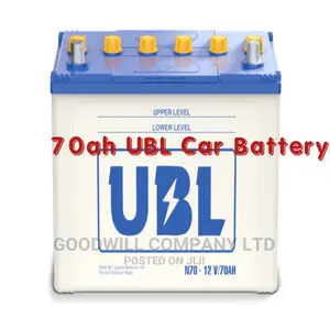 N70 70ah UBL Car Battery
