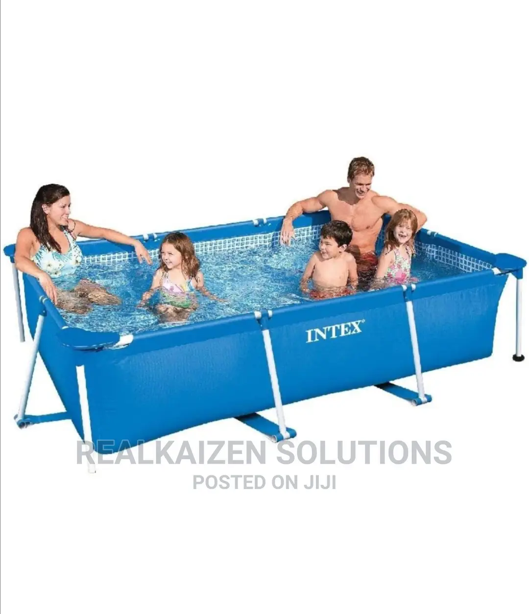 Intex Metal Frame Rectangular Pool 2.2m X 1.5m