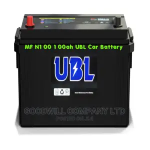 Maintenance Free N100 100ah UBL Car Battery