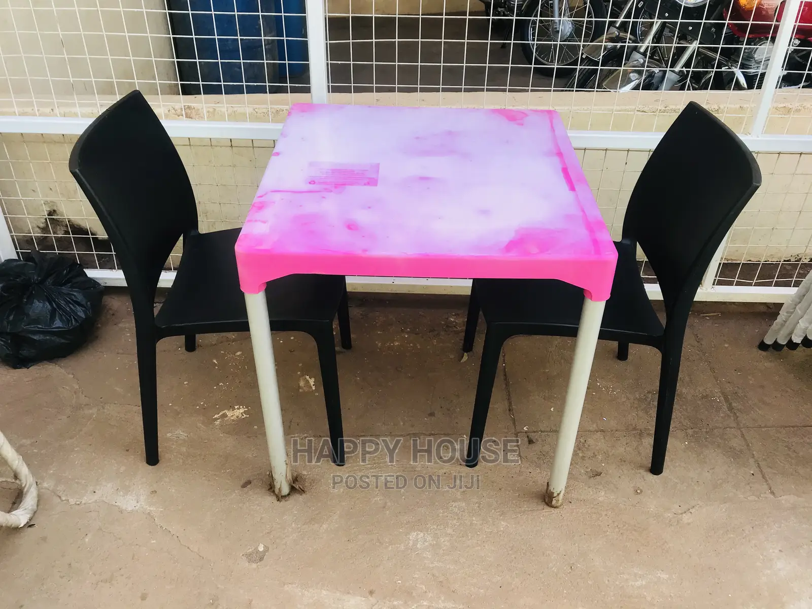 Set of Table and Two Chairs