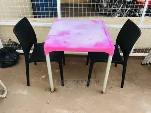 Set of Table and Two Chairs