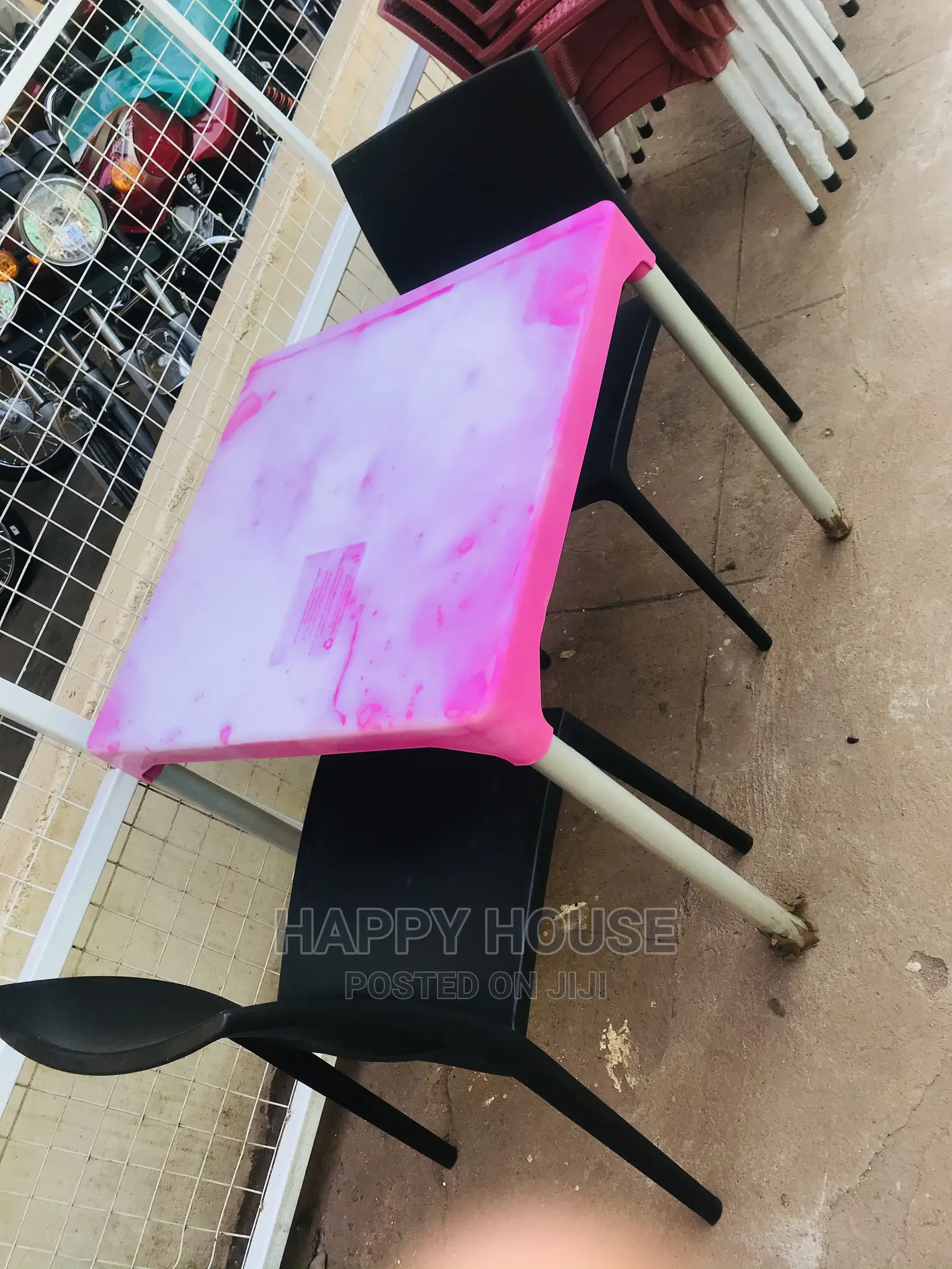 Set of Table and Two Chairs