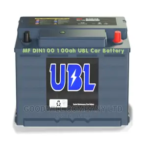 Maintenance Free DIN100 100ah UBL Car Battery
