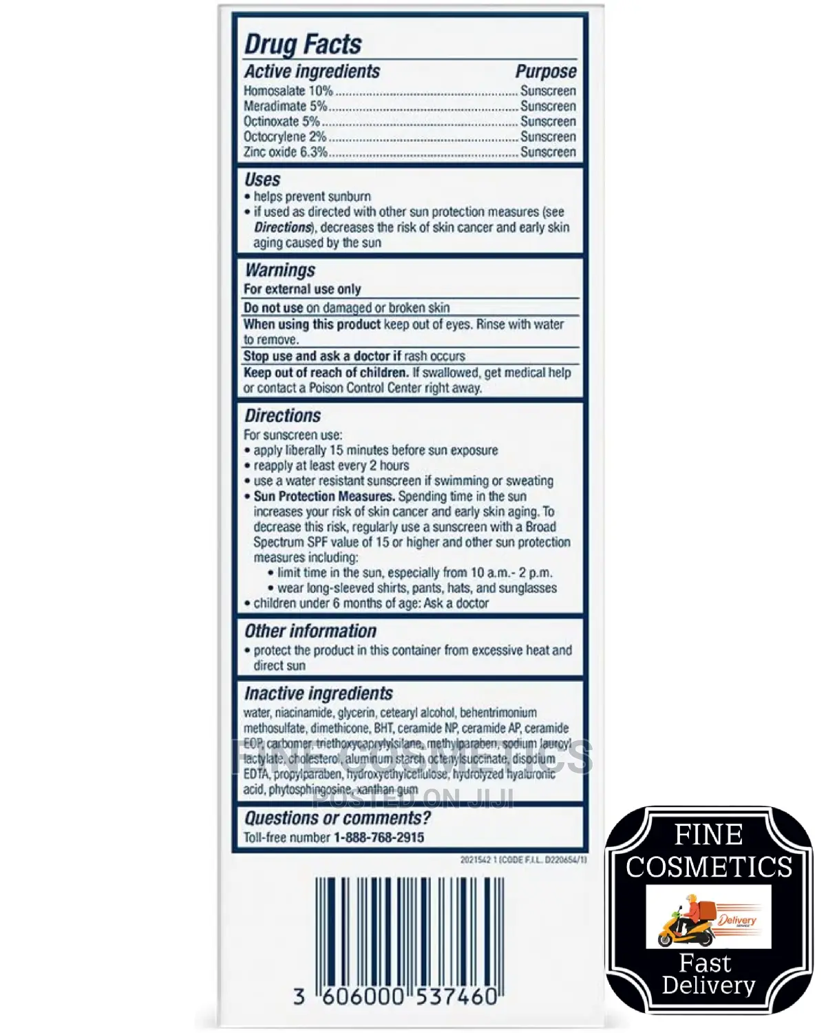 1pc Cerave AM or PM Face Sunscreen Moisturizing Lotion SPF30