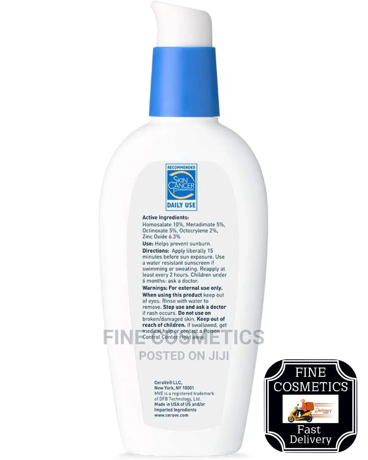 1pc Cerave AM or PM Face Sunscreen Moisturizing Lotion SPF30