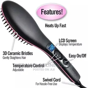Hair Brush Straightener.