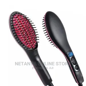 Hair Brush Straightener.