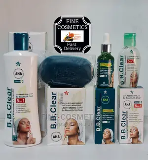 BB Clear Whitening Set of 4: Lotion, Serum, Soap, and Oil