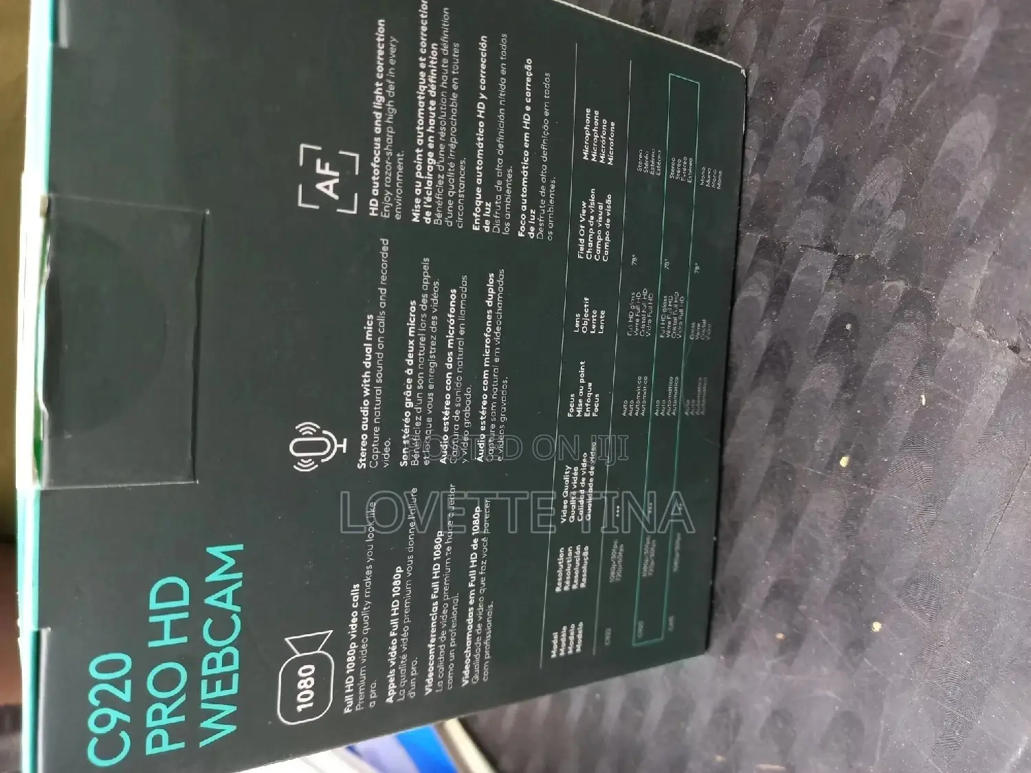 C920 Logitech Webcam 1080p